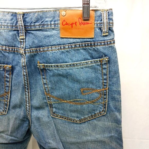 Chip+Pepper Bobby Bootcut 5 Pocket Distressed Denim Jeans Blue Men's 34/32.5.... - Picture 5 of 10